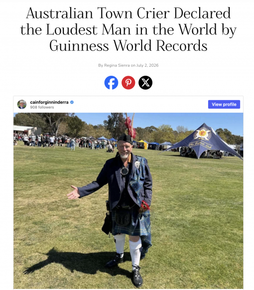 Joseph Guinness World Record